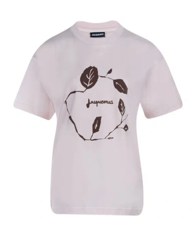 Jacquemus Short-sleeved T-shirt In Pink