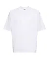 Jacquemus Typo Logo Crewneck T-shirt In White