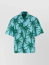 Jacquemus Short-sleeved Shirt With Tropical Palm Tree Print