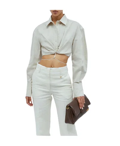 JACQUEMUS SHORT STYLE SHIRT