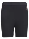 Jacquemus Viscose Blend Minimal Knitted Cyclist Shorts In Black