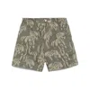 Jacquemus Jacquard Pattern Shorts In Green