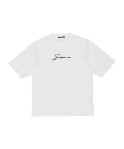 Jacquemus Short-sleeved T-shirt In White