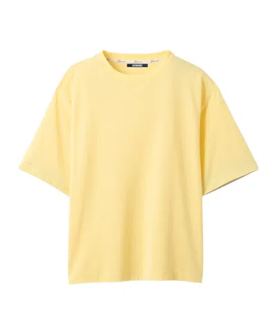 Jacquemus Short-sleeved T-shirt In Yellow