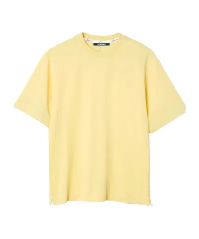 Jacquemus Short-sleeved T-shirt In Yellow