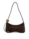 Jacquemus Le Bisou Perle Shoulder Bag In Brown