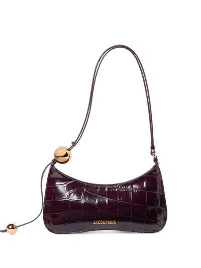 Jacquemus Shoulder Bag In Burgundy