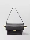 Jacquemus The Rond Carre Leather Shoulder Bag