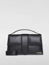 Jacquemus Le Grand Bambino Leather Shoulder Bag In Black