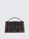 Jacquemus Womens Dark Brown Le Grand Bambino Leather Top Handle Bag In Brown