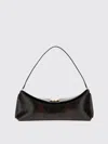 Jacquemus The Calisso Snake Print Shoulder Bag In Brown