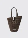 Jacquemus Le Petit Bambola Bag In Brown