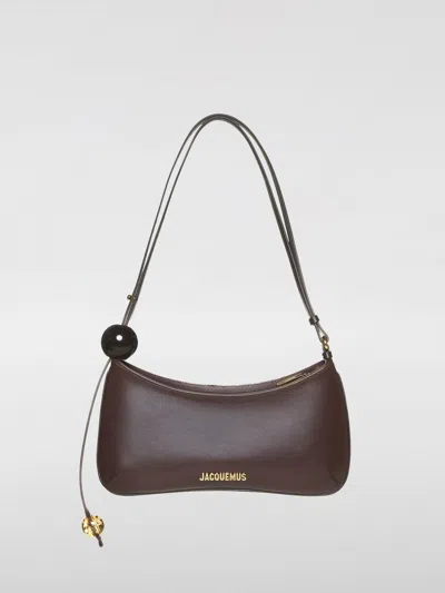 Jacquemus Le Bisou Perle Shoulder Bag In Brown