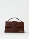Jacquemus Le Grande Bambino Leather Top Handle Bag In Brown