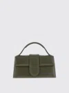 Jacquemus The Bambino Leather Tote In Green