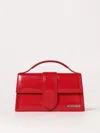Jacquemus Le Bambino Red Handbag With Removable Shoulder Strap In Leather Woman In Red