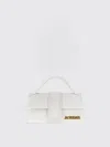 Jacquemus Small Bambino Leather Shoulder Bag In White
