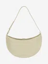 Jacquemus Small Ovalo Leather Bag In Dusty Yellow Women In Green