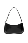 Jacquemus Versatile Shoulder Bag Adjustable Strap Smooth Finish In Black