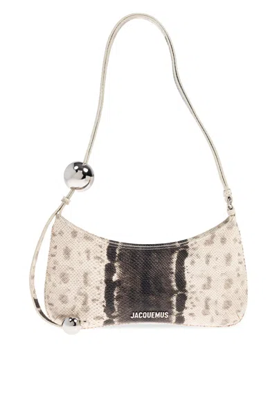 JACQUEMUS JACQUEMUS SHOULDER BAG LE BISOU PERLE