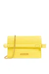 Jacquemus La Petite Pochette Rond Clutch Bag In Yellow