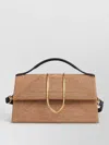 Jacquemus Shoulder Bag Top Handle Geometric Pattern In Brown