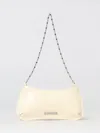 Jacquemus Bag Le Petit Kiss Chain In Brushed Leather In Brown