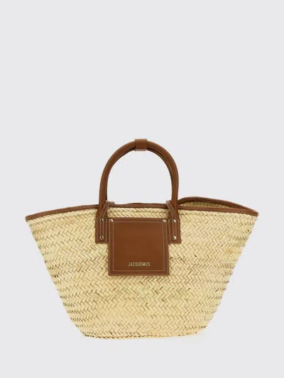 Jacquemus Natural Soli Tote In Nude