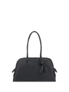 Jacquemus Il Turismo Leather Shoulder Bag In Black