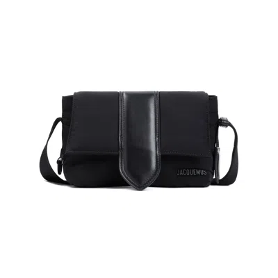 Jacquemus Le Petit Messenger Bambino Shoulder Bag Men In Black