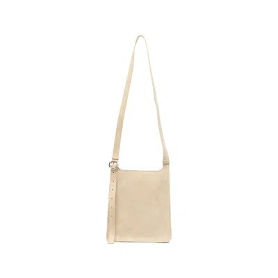 Jacquemus Buckle-detail Messenger Bag In Metallic