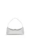 Jacquemus Le Calisso White Shoulder Bag With Engraved Snap Button In Leather Woman In White
