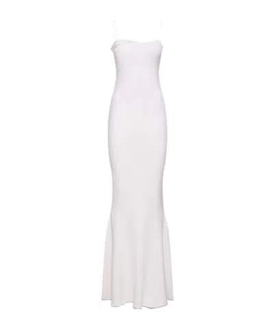Jacquemus Shoulder Strap Dress In White