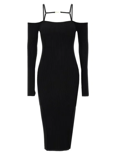 Jacquemus 'sierra' Dress In Black