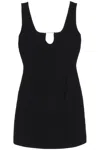 Jacquemus Viscose Dress In Black