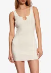 Jacquemus White Les Classiques 'la Mini Robe Sierra' Minidress In White