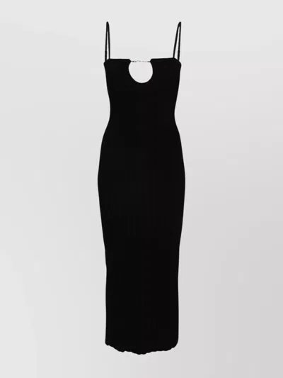 JACQUEMUS SIERRA STRAPPY CUT-OUT KNIT DRESS