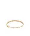 Jacquemus La Gourmette Logo Lettering Bracelet In Gold