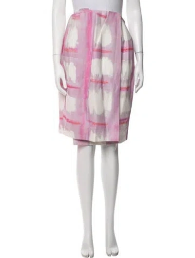 Pre-owned Jacquemus Silk Mini Skirt In Pink