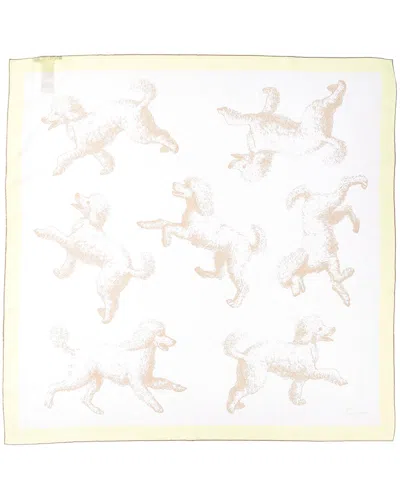 Jacquemus Silk Scarf In Yellow
