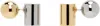 Jacquemus Les Boucles Perlina In 276 Gold / Silver