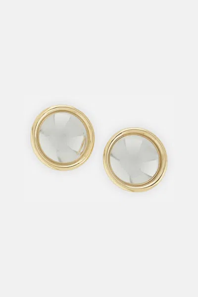 Jacquemus Silver Gold The Rond Drop Earrings