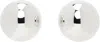 Jacquemus Silver La Croisière 'the Salon' Earrings