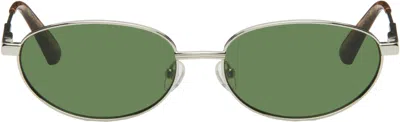 Jacquemus Silver 'the Alba' Sunglasses