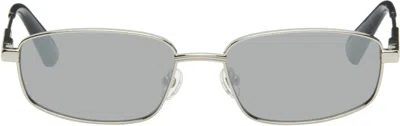 Jacquemus Silver 'the Sera' Sunglasses