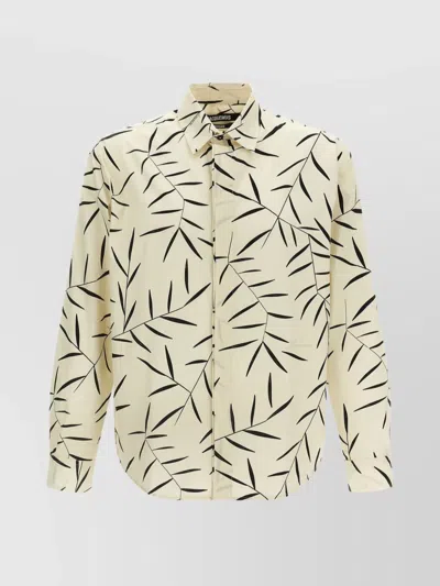 JACQUEMUS 'SIMON LEAF PRINT SHIRT'