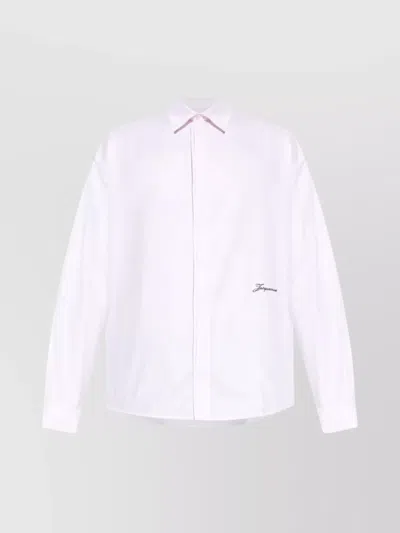 JACQUEMUS SIMON LONG SLEEVE SHIRT COLLAR STYLE