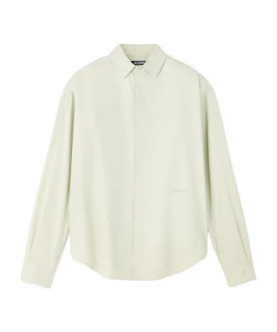 Jacquemus Simon Long-sleeved Shirt In Red