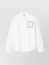 Jacquemus Le Simon ml Graphic Print-pocket Shirt In White