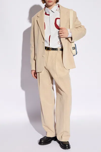 Jacquemus Blue Les Sculptures 'la Chemise Simon' Shirt In Light Blue